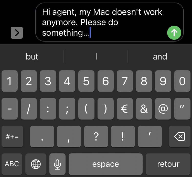 SMS sent